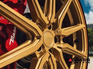 Maserati GranTurismo Custom Wheels - HF-3 by Vossen - Gloss Gold Maserati GranTurismo Custom Wheels - HF-3 by Vossen - Gloss Gold